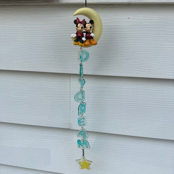 Disney Other - Disney Mickey & Minnie Moon Daydream Hanging Wall Decor Plaque
